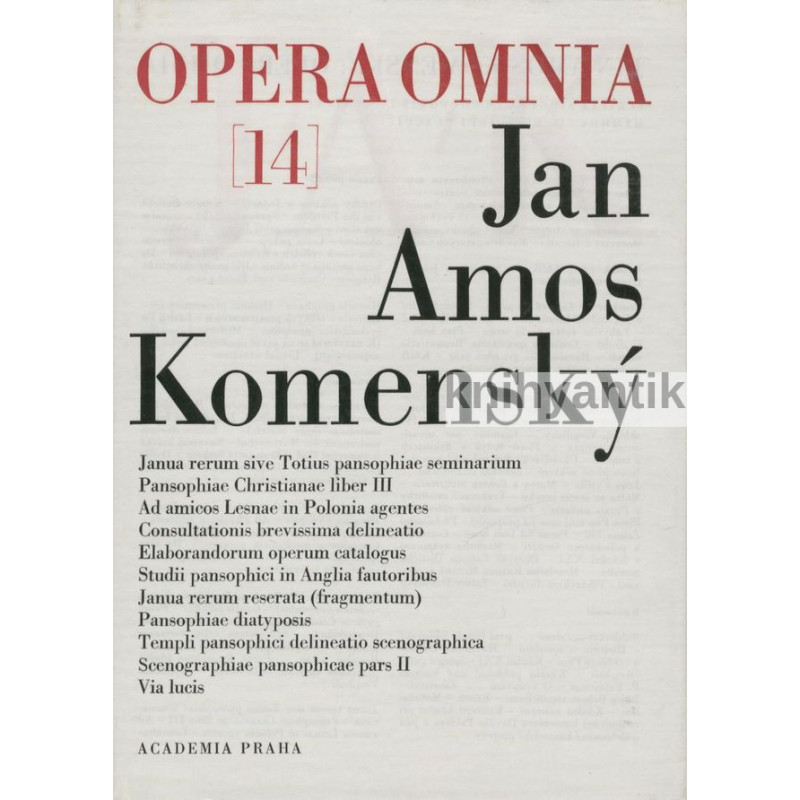 J. A. Komenský - Opera Omnia 14