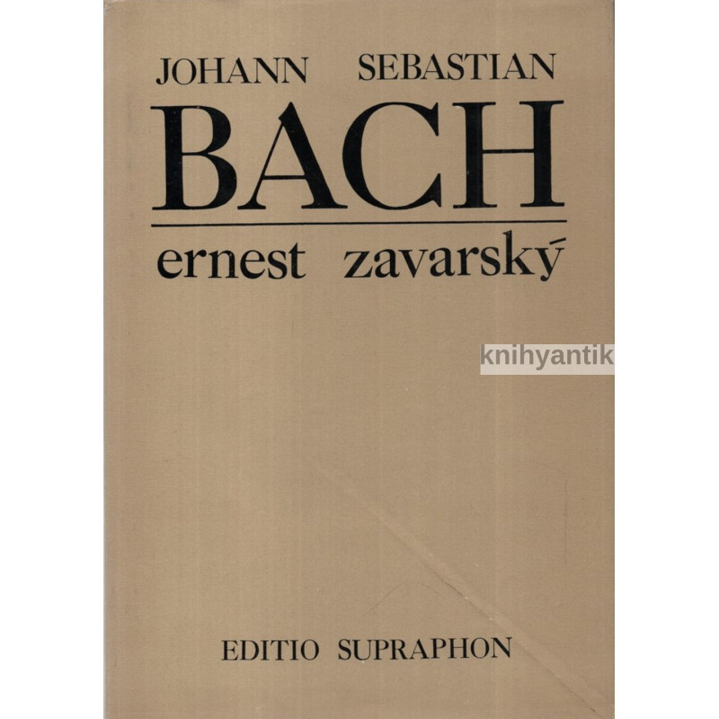 Ernest Zavarský - Johann Sebastian Bach