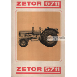 Prospekt Traktor Zetor 5711