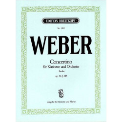 Carl Maria von Weber - Concertino Es-Dur für Klarinette und Orchester