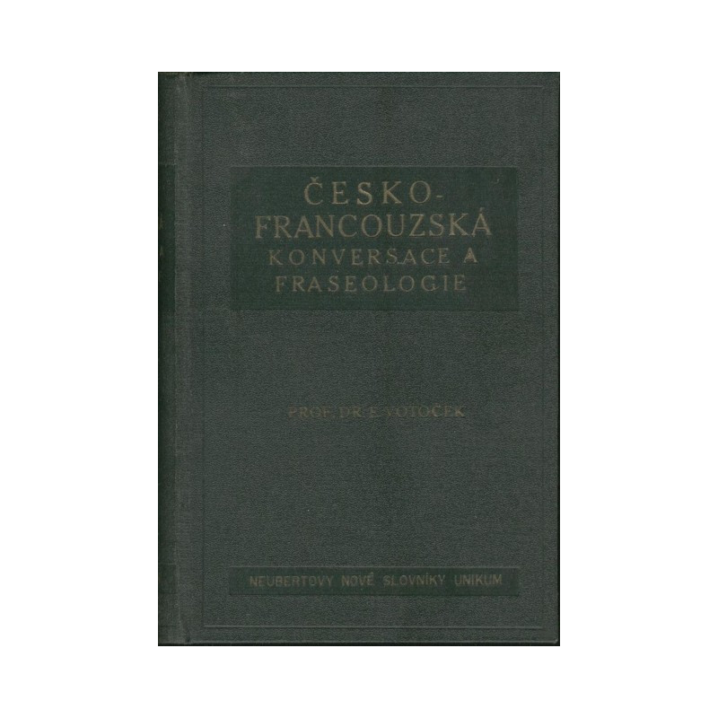 Emil Votoček - Česko-francouzská konversace a fraseologie
